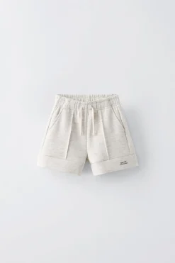 Niños ZARA 6 - 14 Años·Faldas / Bermudas|6 - 14 Años·Deporte / Jogging<BERMUDA TEXTO NERVIO