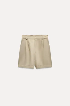 Best BERMUDA TIRO ALTO PLIEGUES Mujer Faldas / Shorts