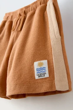 Niños ZARA 6 - 14 Años·Pantalones<BERMUDA TOALLA CONTRASTE ETIQUETA