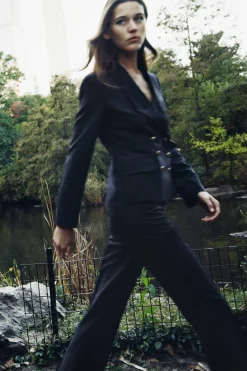 Outlet BLAZER CON LANA BOTONES ZW COLLECTION Mujer Blazers / Chalecos