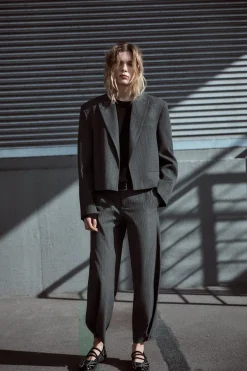 Clearance BLAZER CROP RAYA DIPLOMÁTICA Mujer Blazers / Chalecos