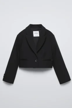 Niños ZARA 6 - 14 Años·Abrigos|6 - 14 Años·Total Look<BLAZER CROPPED