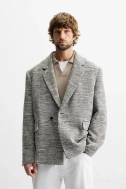 Online BLAZER CRUZADA ESTRUCTURA Hombre Blazers