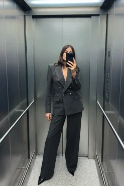 Best BLAZER CRUZADA HOMBRERAS Mujer Blazers / Chalecos