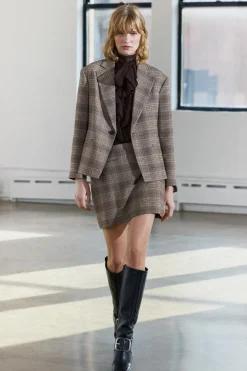 Outlet BLAZER CUADROS ZW COLLECTION Mujer Blazers / Chalecos