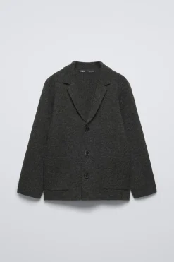 Niños ZARA 6 - 14 Años·Abrigos|6 - 14 Años·Trajes<BLAZER PUNTO BOTONES