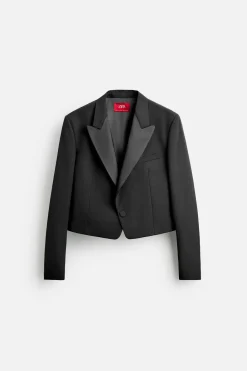 Sale BLAZER SMOKING CROPPED X HARRY LAMBERT Hombre Blazers