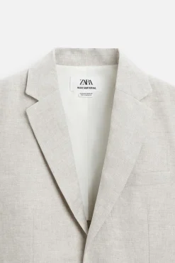Sale BLAZER TRAJE 100% LINO Hombre Blazers