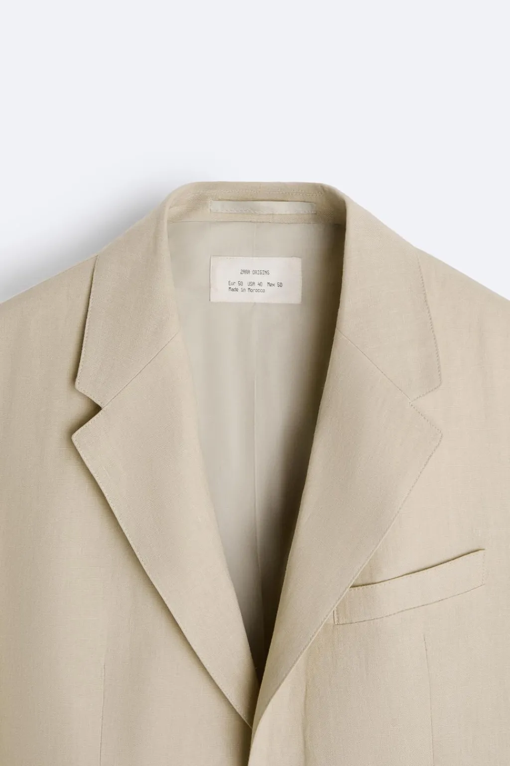 Outlet BLAZER TRAJE 100% LINO Hombre Blazers