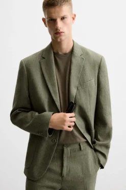 Fashion BLAZER TRAJE ALGODÓN - LINO Hombre Blazers