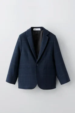 Niños ZARA 6 - 14 Años·Abrigos|6 - 14 Años·Trajes<BLAZER TRAJE CUADROS