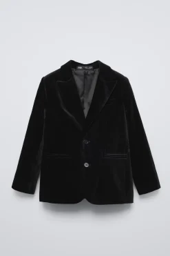 Niños ZARA 6 - 14 Años·Abrigos|6 - 14 Años·Trajes<BLAZER TRAJE VELVET