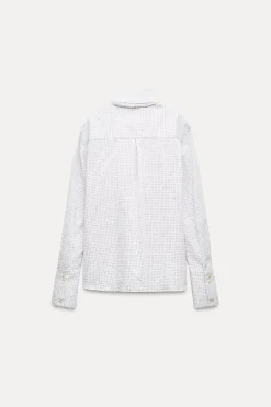 Discount BLUSA CUADROS LAZADA ZW COLLECTION Mujer Camisas / Blusas