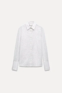 Discount BLUSA CUADROS LAZADA ZW COLLECTION Mujer Camisas / Blusas