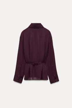 Best BLUSA FLUIDA LAZADAS ZW COLLECTION Mujer Camisas / Blusas