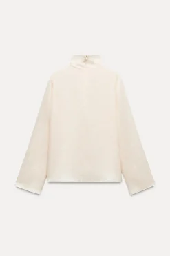 Clearance BLUSA SEMITRANSPARENTE EFECTO ARRUGADO ZW COLLECTION Mujer Camisas / Blusas