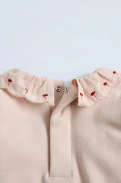 Niños ZARA 0 - 6 Meses·Bodies / Camisas<BODY CUELLO VOLANTE