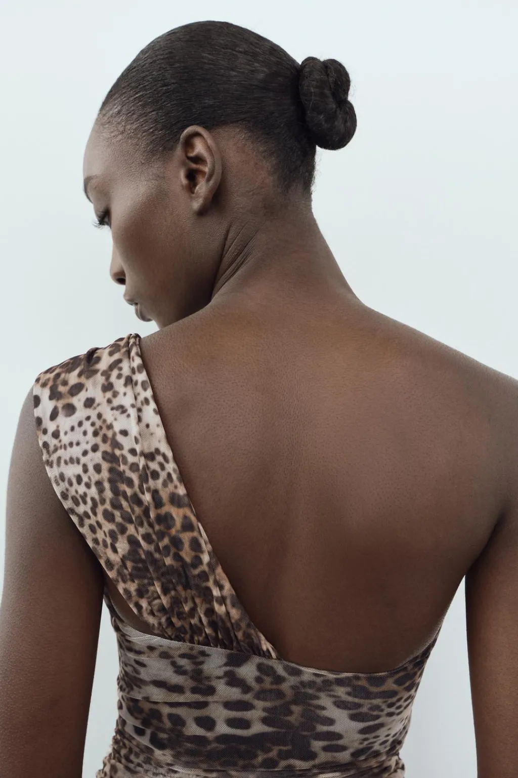 Best BODY DRAPEADO TUL ESTAMPADO ANIMAL Mujer Tops / Bodies