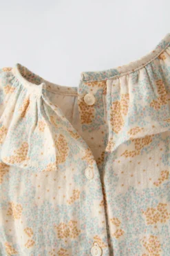 Niños ZARA 0 - 6 Meses·Bodies / Camisas|6 - 18 Meses·Conjuntos<BODY FLORES