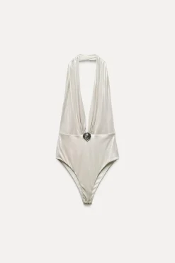 Best BODY HALTER FOIL CARACOLA Mujer Tops / Bodies