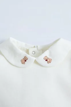 Niños ZARA 0 - 6 Meses·Bodies / Camisas<BODY OSITOS BORDADOS
