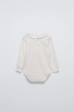 Niños ZARA 0 - 6 Meses·Bodies / Camisas|0 - 6 Meses·Básicos<BODY TEXTURA ESTAMPADO