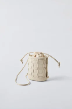 Niños ZARA 6 - 14 Años·Bolsos / Mochilas<BOLSO BANDOLERA TRENZADO
