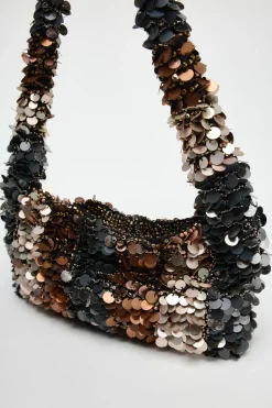 Hot BOLSO HOMBRO LENTEJUELAS MULTICOLOR Mujer Bolsos
