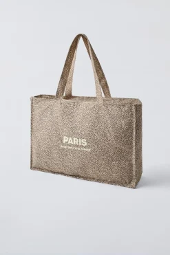 Niños ZARA 6 - 14 Años·Bolsos / Mochilas<BOLSO SHOPPER ANIMAL PRINT