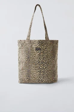 Niños ZARA 6 - 14 Años·Bolsos / Mochilas<BOLSO SHOPPER ANIMAL PRINT