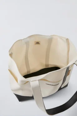 Niños ZARA 6 - 14 Años·Bolsos / Mochilas|6 - 14 Años·Bolsos / Mochilas<BOLSO SHOPPER COMBINADO