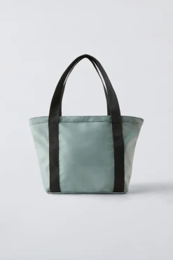 Niños ZARA 6 - 14 Años·Bolsos / Mochilas<BOLSO SHOPPER TEJIDO