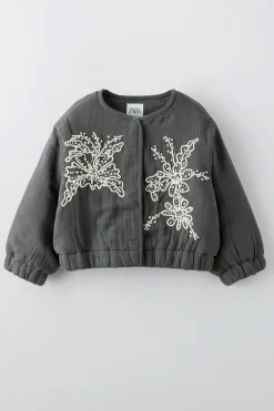 Niños ZARA 6 - 14 Años·Abrigos<BOMBER BORDADOS