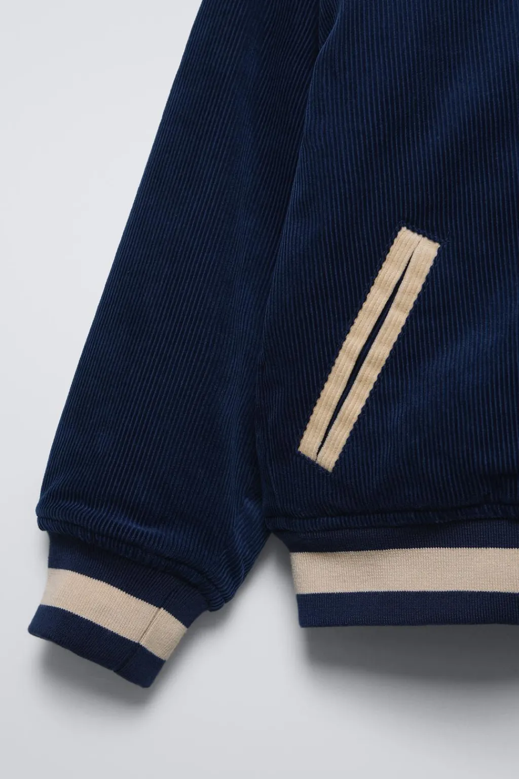 Niños ZARA 6 - 14 Años·Abrigos<BOMBER PANA ACOLCHADA