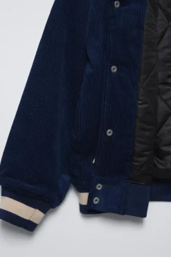 Niños ZARA 6 - 14 Años·Abrigos<BOMBER PANA ACOLCHADA