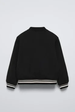 Niños ZARA 6 - 14 Años·Abrigos<BOMBER PAÑO PARCHE