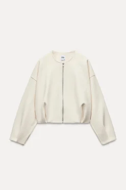 Outlet BOMBER SOFT ABULLONADA Mujer Chaquetas / Cazadoras