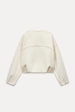 Outlet BOMBER SOFT ABULLONADA Mujer Chaquetas / Cazadoras