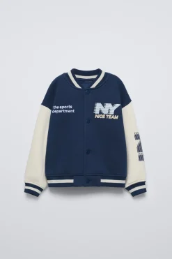 Niños ZARA 1½ - 6 Años·Abrigos|1½ - 6 Años·Sudaderas<BOMBER TEXTO