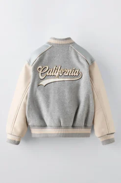 Niños ZARA 6 - 14 Años·Abrigos<BOMBER VARSITY COMBINADA