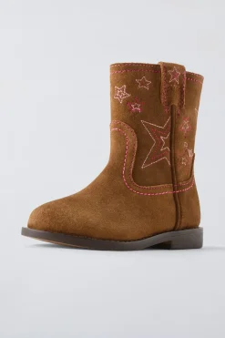 Niños ZARA 1½ - 6 Años·Zapatos<BOTA BORDADOS PIEL