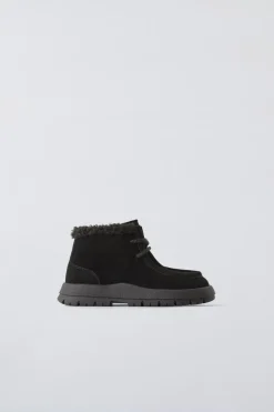Niños ZARA 1½ - 6 Años·Zapatos|1½ - 6 Años·Zapatos<BOTA BORDÓN PIEL