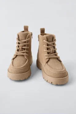 Niños ZARA 1½ - 6 Años·Zapatos|1½ - 6 Años·Zapatos<BOTA CORDONES PIEL