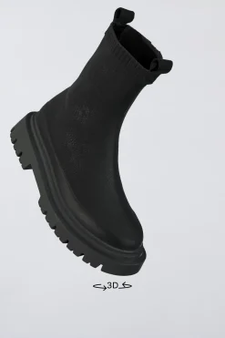 Niños ZARA 6 - 14 Años·Zapatos<BOTIN CALCETÍN