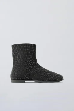 Niños ZARA 6 - 14 Años·Zapatos<BOTÍN BRILLOS