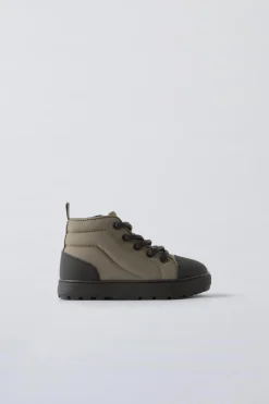 Niños ZARA 1½ - 6 Años·Zapatos<BOTÍN DEPORTIVO ACOLCHADO