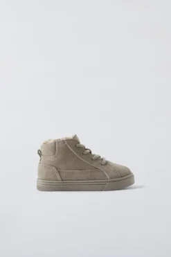 Niños ZARA 1½ - 6 Años·Zapatos|1½ - 6 Años·Zapatos<BOTÍN DEPORTIVO PIEL