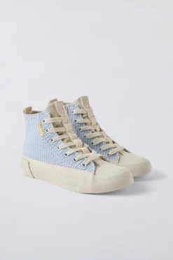 Niños ZARA 6 - 14 Años·Zapatos|6 - 14 Años·Zapatos<BOTÍN DEPORTIVO RAYAS