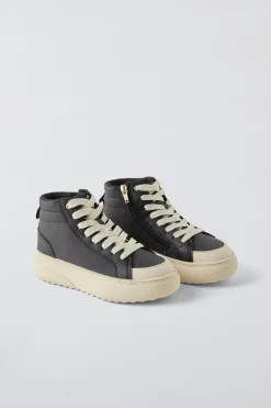 Niños ZARA 6 - 14 Años·Zapatos|6 - 14 Años·Zapatos<BOTÍN DEPORTIVO TEJIDO
