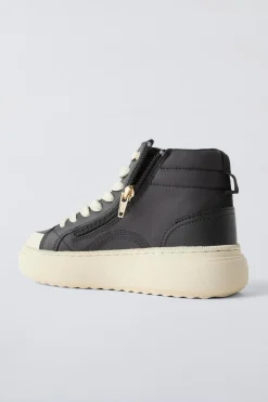 Niños ZARA 6 - 14 Años·Zapatos|6 - 14 Años·Zapatos<BOTÍN DEPORTIVO TEJIDO